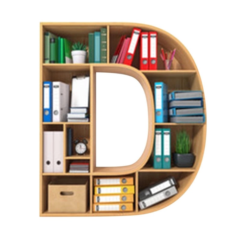 Minimalist Acrylic Letter Ornaments Decorative Artificial Letters|Home Decor Ornaments