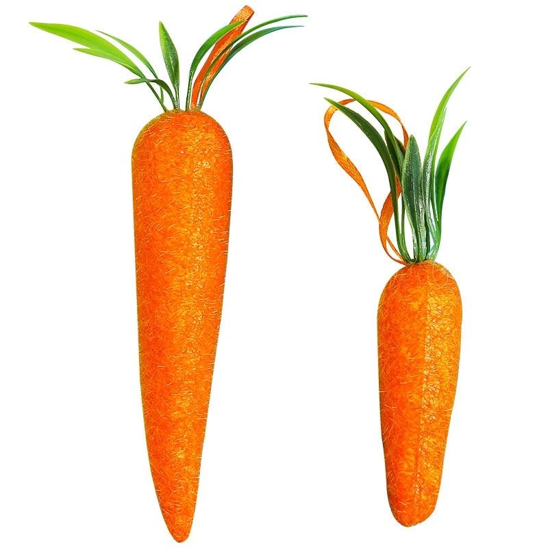 2024 New Easter Carrot Decorations Large and Small Sizes for Living Room Sofa Display|Home Decor Easter Decorations