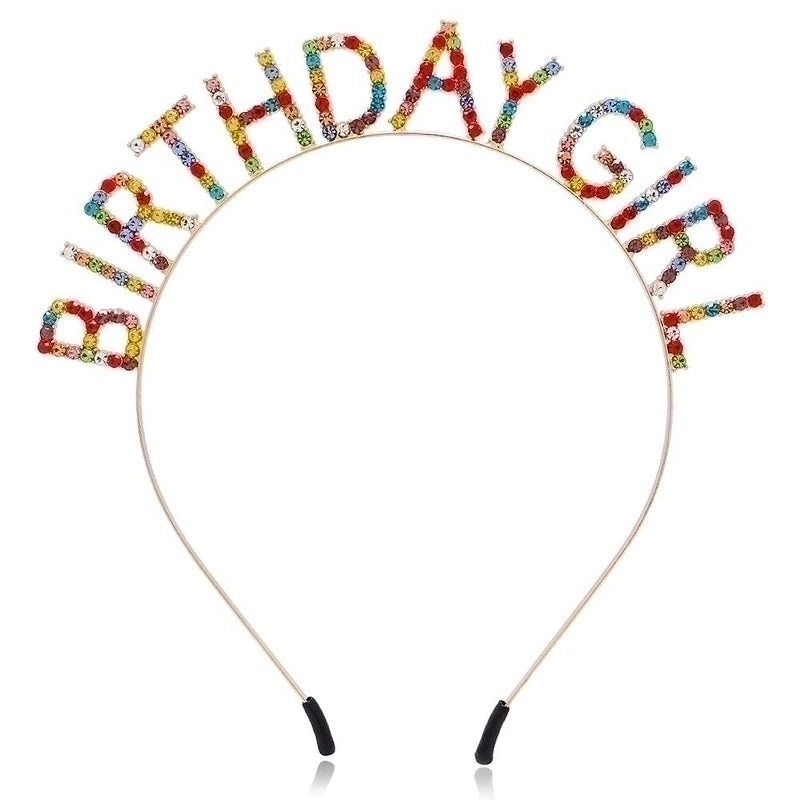 Princess Cute Letter Alloy Hair Band with Cloth and Rhinestones Inlay | Hair Accessories