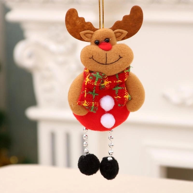 Christmas Santa Hanging Ornaments for Tree | Holiday Decorations & Seasonal Home Accessories