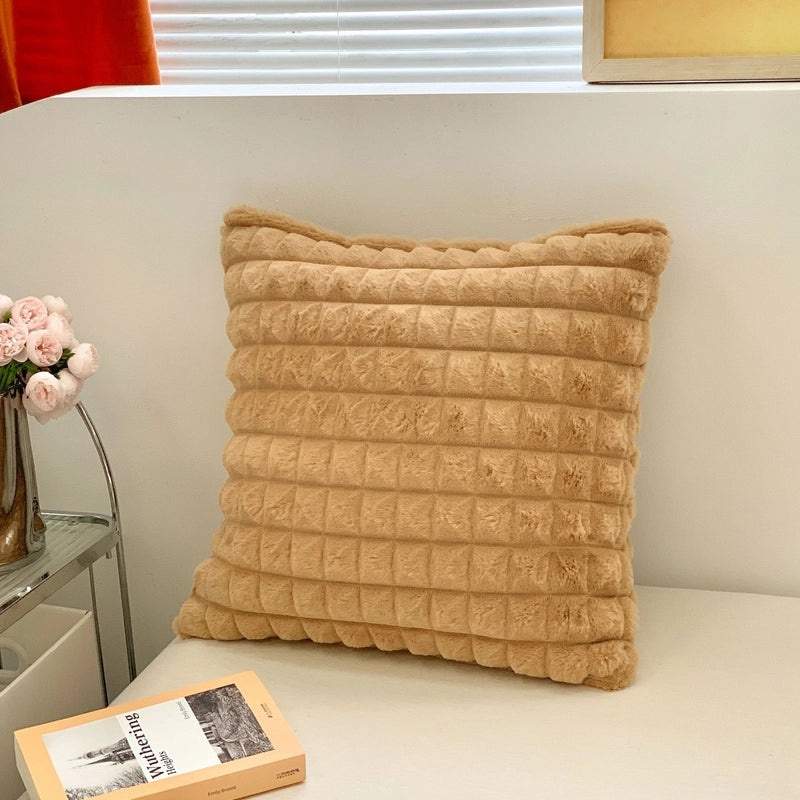 Pastoral Style Floral Plush Cushion|Home Decor Pillows