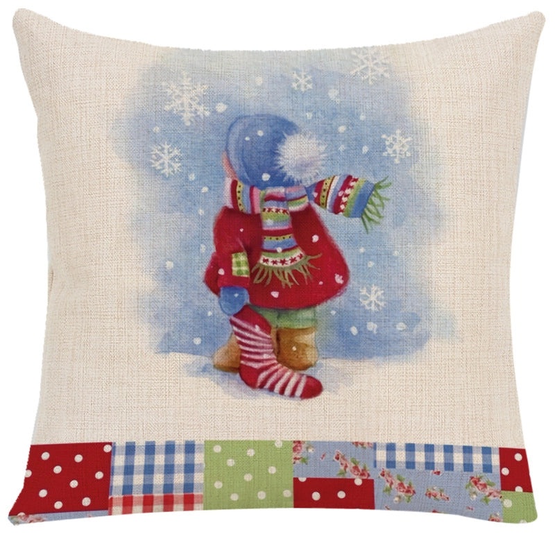 Adorable Santa Claus Letter Fiber Pillow Covers|Home Decor Pillows