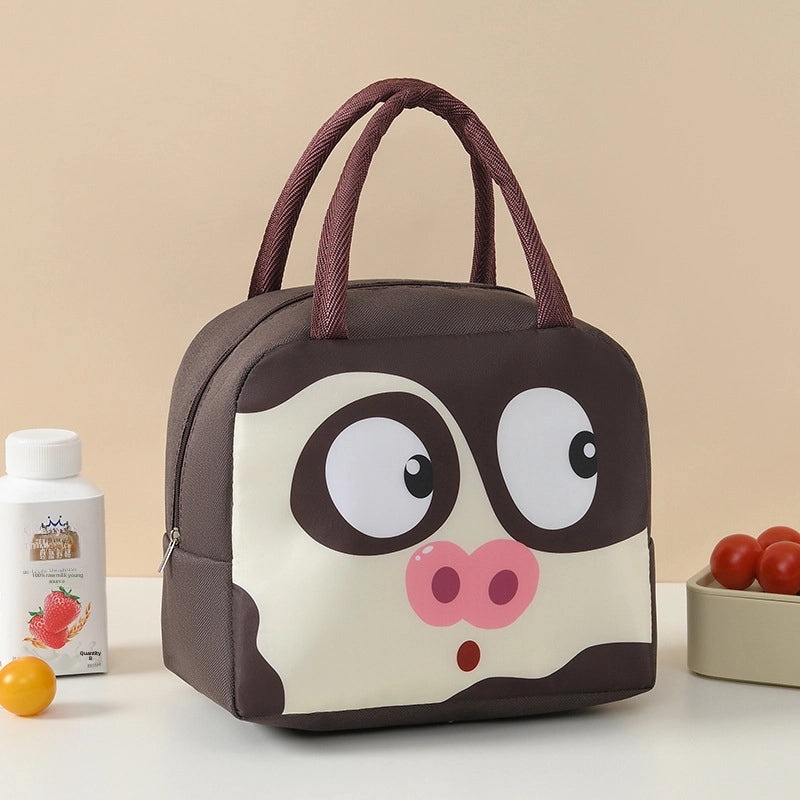 Cute Cartoon Insulated Lunch Bag for Kids Portable Thickened Fresh-Keeping Ice Pack Bag|Lunch Bags & Coolers