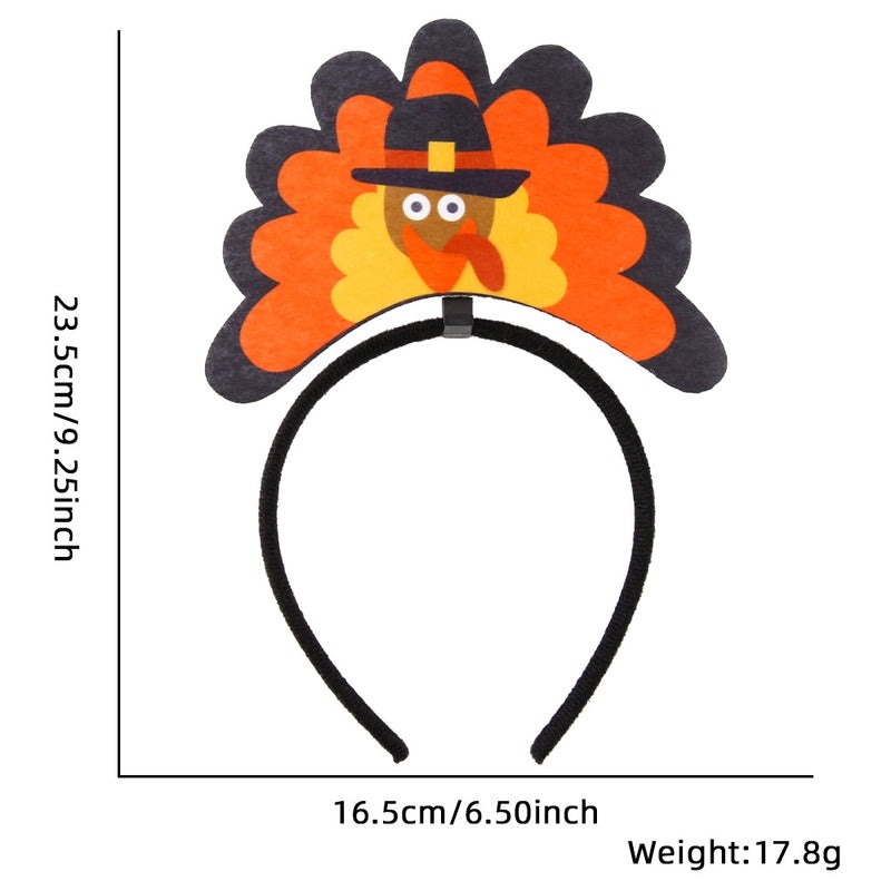 Cute Turkey Letter Decor Felt Plastic Accessory|Home Decor