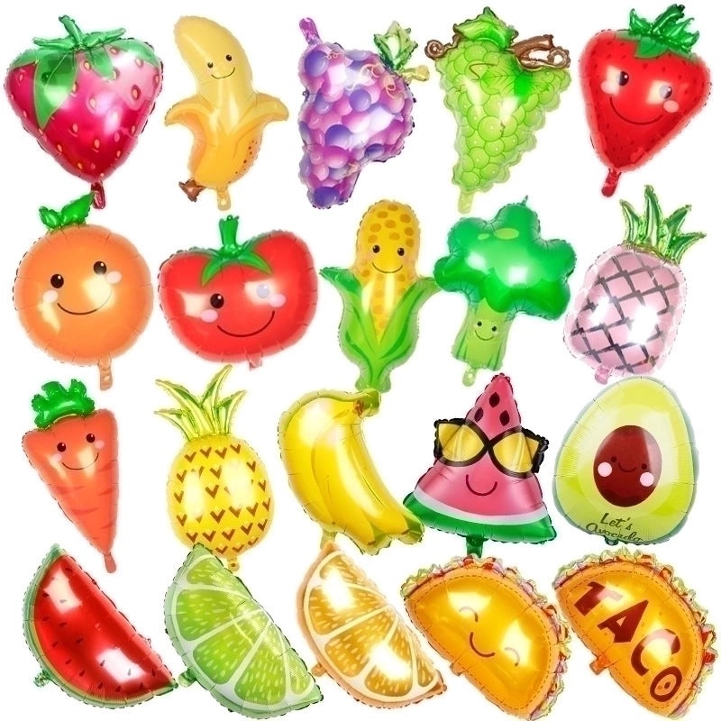 Colorful Fruit Aluminum Foil Party Balloon Single Pack|Party Supplies Balloons