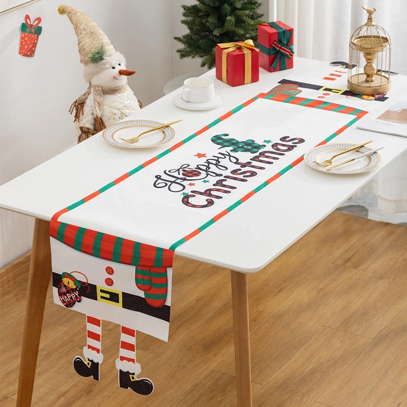 Minimalist Christmas Tree Letter Table Runner for Office Decor|Home Decor/Table Linens