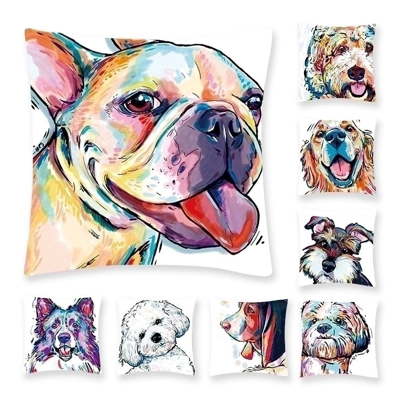 Adorable Country Style Cartoon Dog Plush Cushion|Home Decor Pillows