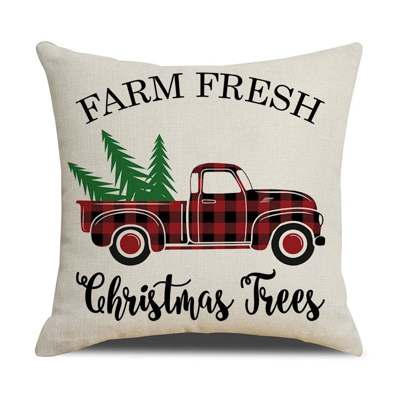 Stylish Elk Print Polyester Pillow Covers | Home Decor Pillows