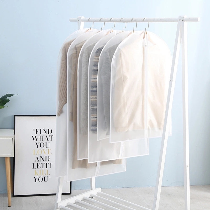 Large Transparent Clothes Dust Cover for Wardrobe Storage | Home Organization Accessories