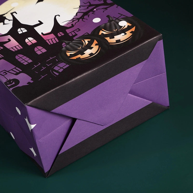 Halloween Hip-Hop Style Kraft Paper Gift Bags with Funny Halloween Patterns|Party Supplies