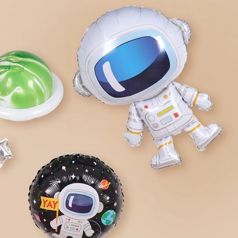 Children's Day Astronaut Rocket Party Balloon Aluminum Foil Birthday Decoration|Party Supplies