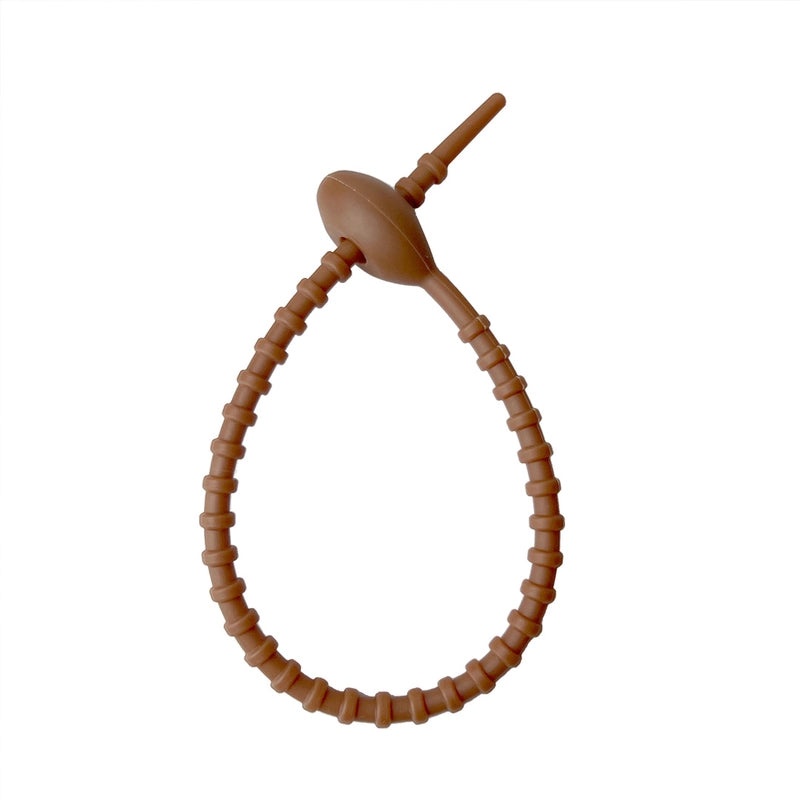 210mm Silicone Tadpole Cable Tie Organizer Keychain Pendant for DIY Jewelry Bags Lanyards|Accessories & Organizers