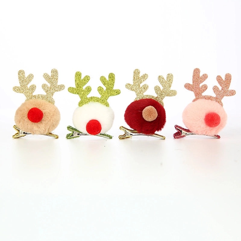 Christmas Reindeer Antler Hairpin for Kids | Christmas Accessories