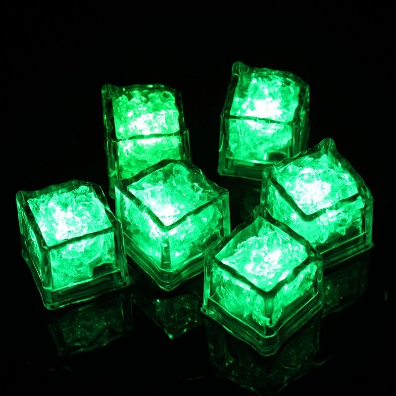 Luminous Ice Cube LED Night Light Colorful Touch Sensor Glowing Water Flashing Lamp|Home Decor Lighting