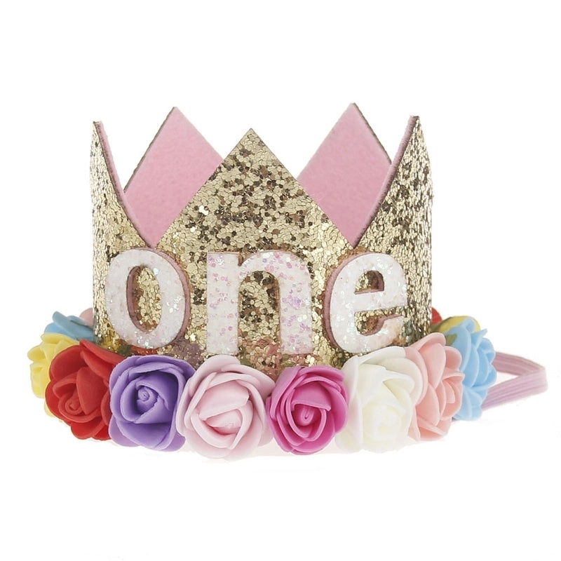 5 Pieces Fashion Crown Plastic Flower Party Headbands|Hair Accessories