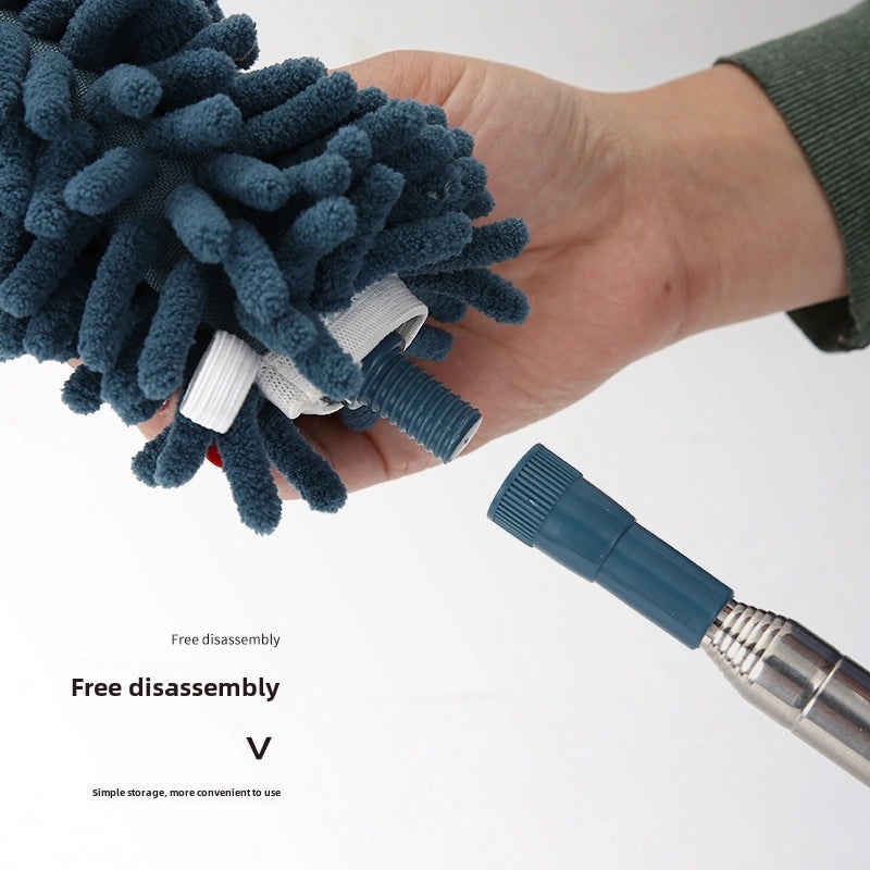 Chenille Retractable Seven-Antenna Electrostatic Dust Duster for Home and Car Cleaning|Cleaning Supplies