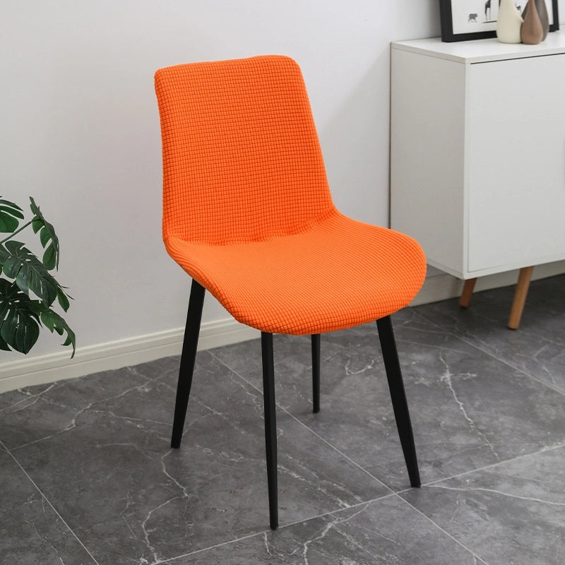 Boat-shaped Stretch Chair Cover Thickened Pineapple Pattern Nordic Style All-Season Dining Chair Slipcover|Home Decor & Furniture