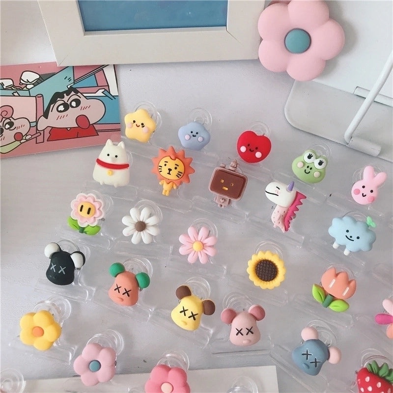 Cute Cartoon Christmas Plastic Clips for Storage | Home Organization Accessories
