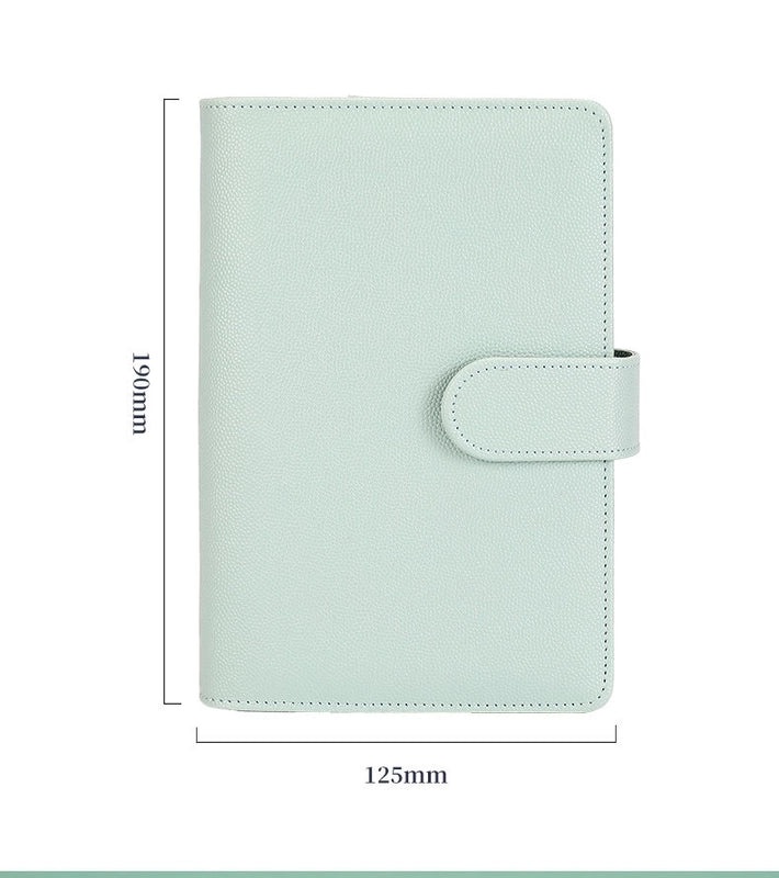 2 Pieces Solid Color PU Leather Spiral Notebooks for Graduation | Stationery & Office Supplies
