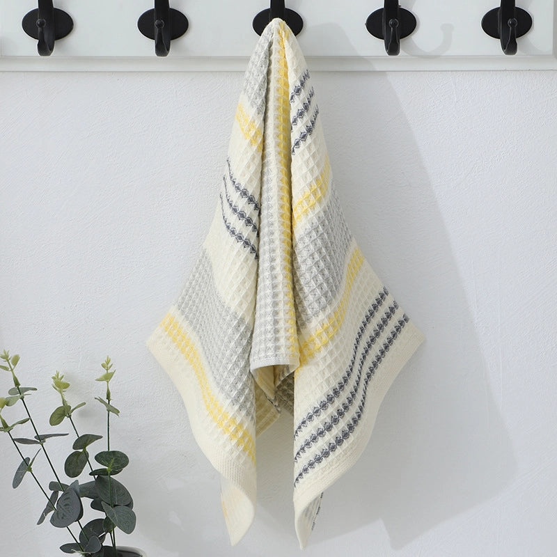 Soft Cotton Gauze Honeycomb Waffle Face Towel | Home & Daily Essentials