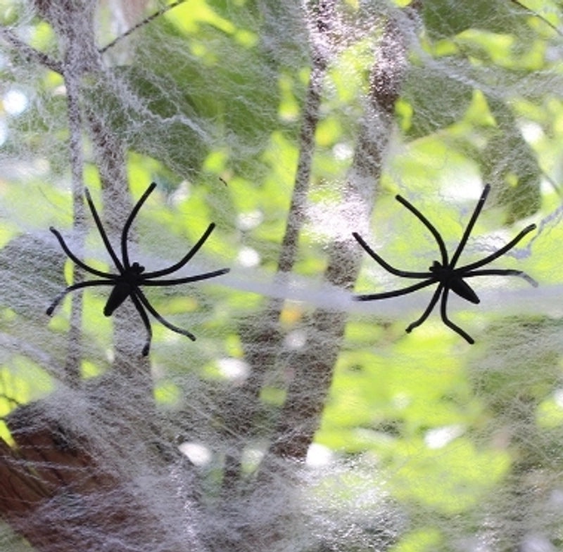 Minimalist Halloween Spider Web Cotton Yarn Accessory | Halloween Jewelry