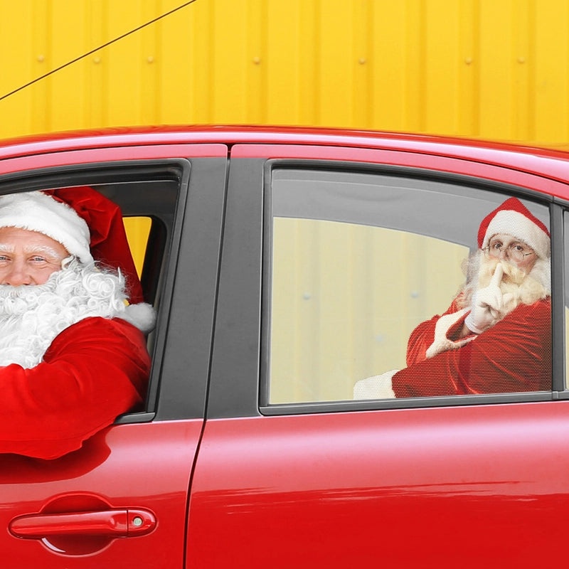 Christmas Santa Claus PVC Wall Decal for Home Decor|Holiday Decorations