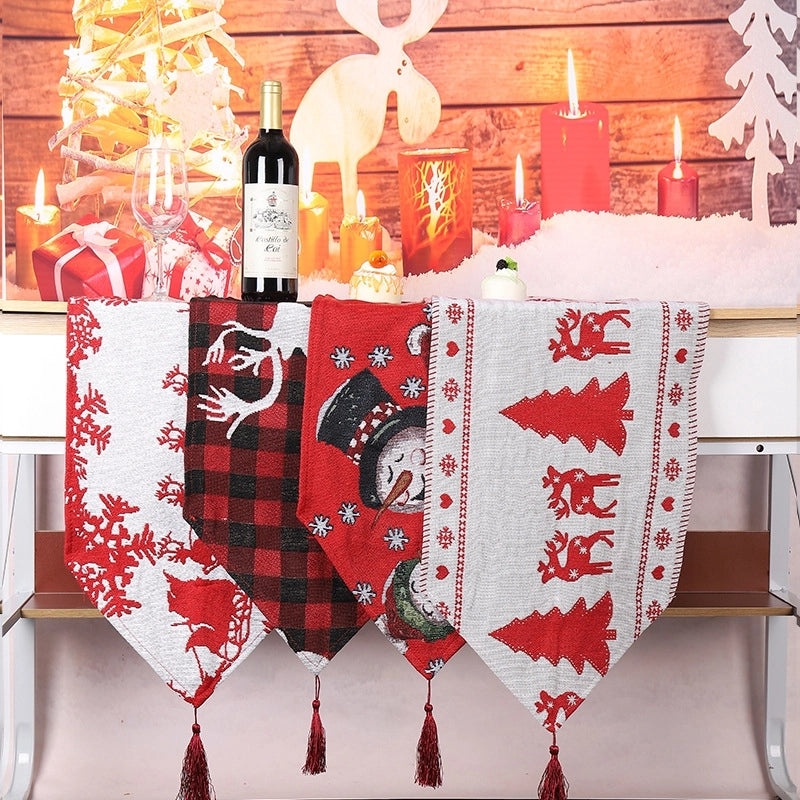 Holiday Reindeer Decorative Banquet Tablecloth|Home Decor Table Linens