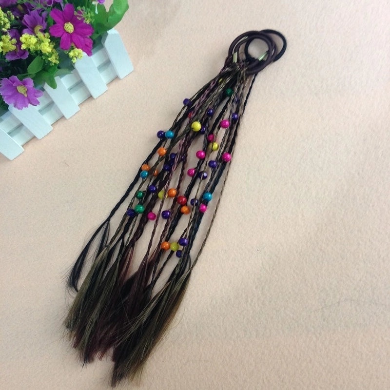 Cute Kids Heart-Shaped Feather Braid Hair Accessories in Cartoon Style|Kids Hair Accessories