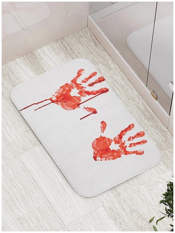 Halloween Retro Solid Color Polyester Floor Mat Bath Mat for Bathroom|Home Decor & Bath Accessories