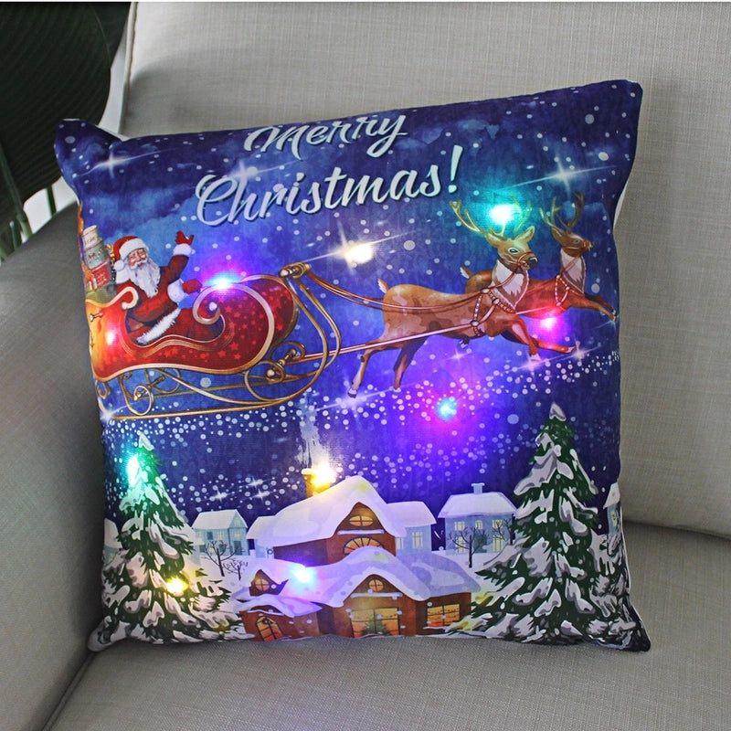Christmas Santa Plush Pillow Covers|Home Decor Pillows