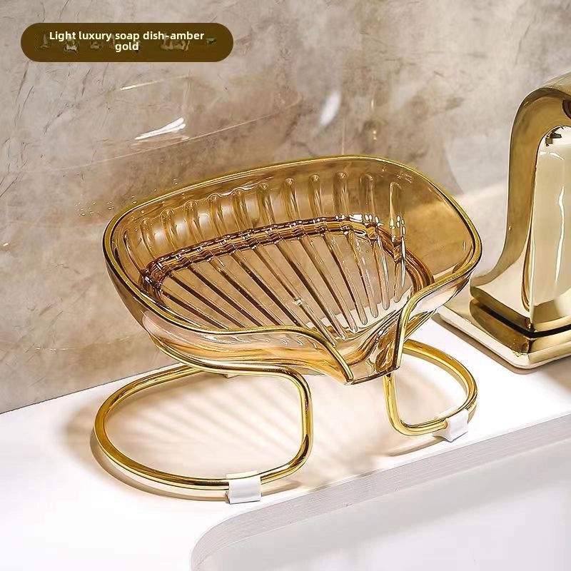 Light Luxury Nordic Soap Dish Tray for Bathroom and Household Storage | Home & Kitchen Storage