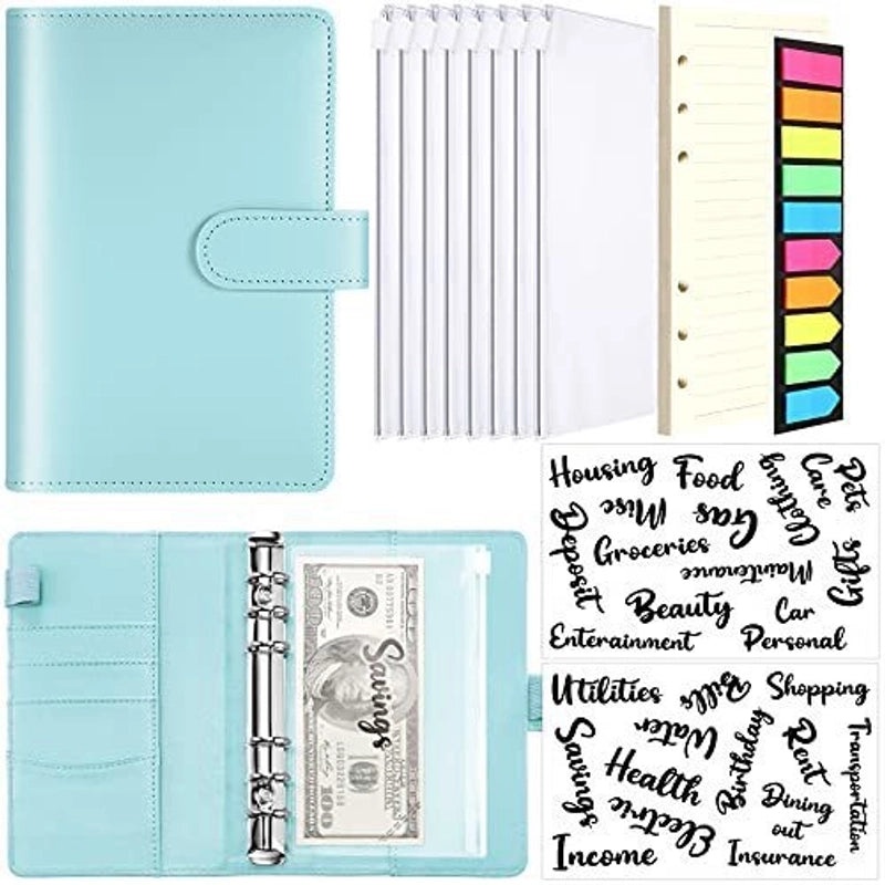 Colorful Macaron-Themed Loose-Leaf Budget Planner Sticker Set|Planner Accessories