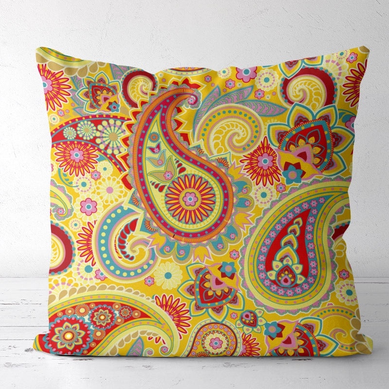 Vintage Printed Polyester Pillow Covers for Couch & Sofa | Home Decor Pillows