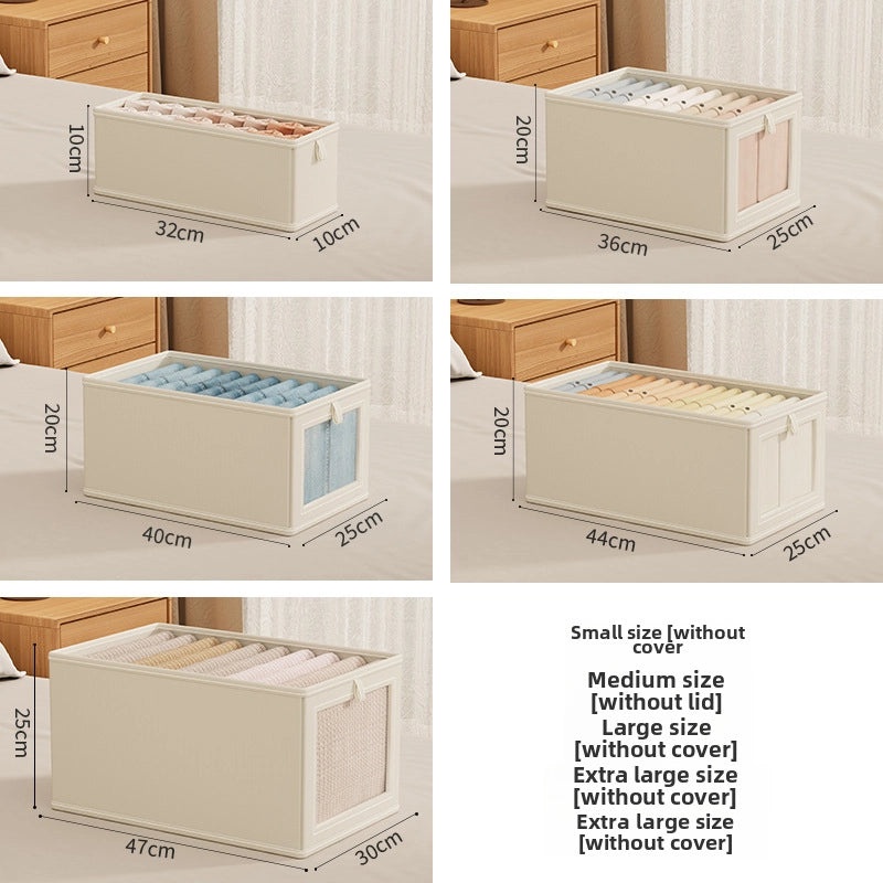 100 Pieces Oxford Cloth Storage Boxes with Lid | Home Storage Organizers