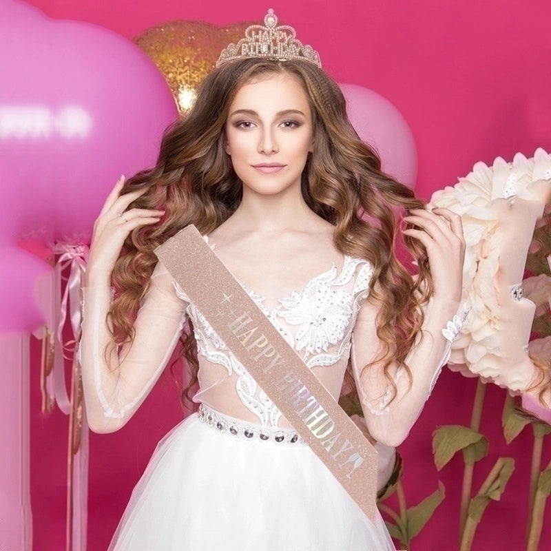 Stylish Metal Crown Letter Set - 2 Pieces | Jewelry & Accessories