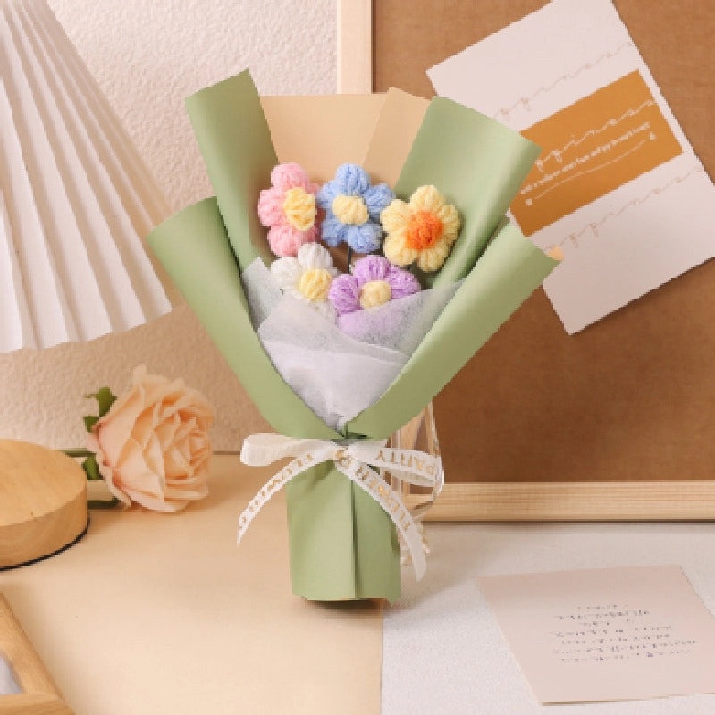 Adorable Floral Knit Birthday and Festival Decorations|Home Decor & Party Supplies