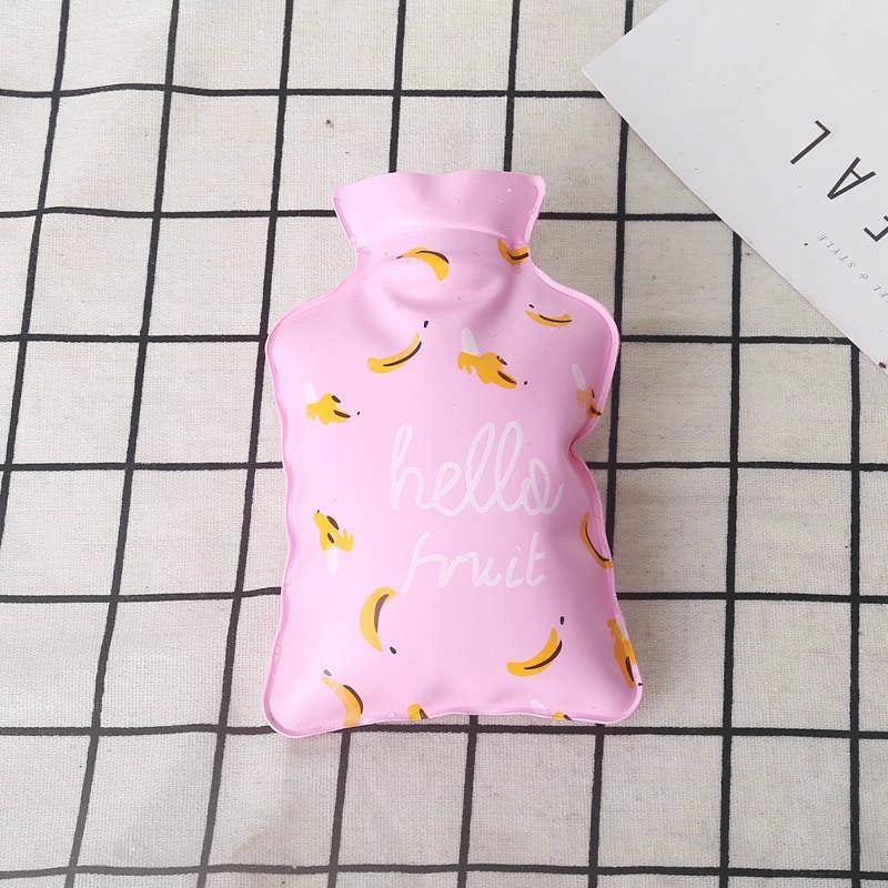 Minimalist Fruit Design PVC Hot Water Bottle for Cold Weather|Home & Living