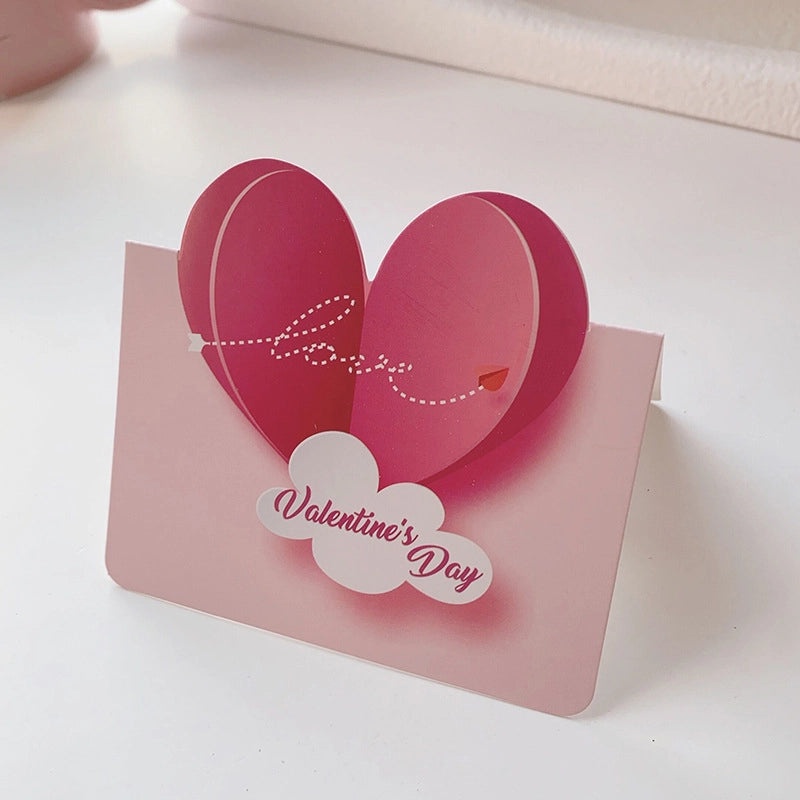 200 Pieces Valentine’s Day Heart Letter Paper Invitations Cute Date Festival Greeting Cards | Greeting Cards & Invitations