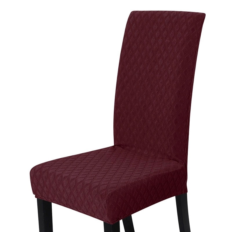 Four Seasons Elastic Jacquard Chair Cover Integrated Design for Dining Hotel Chairs Stools Modern Simple | Chair Covers