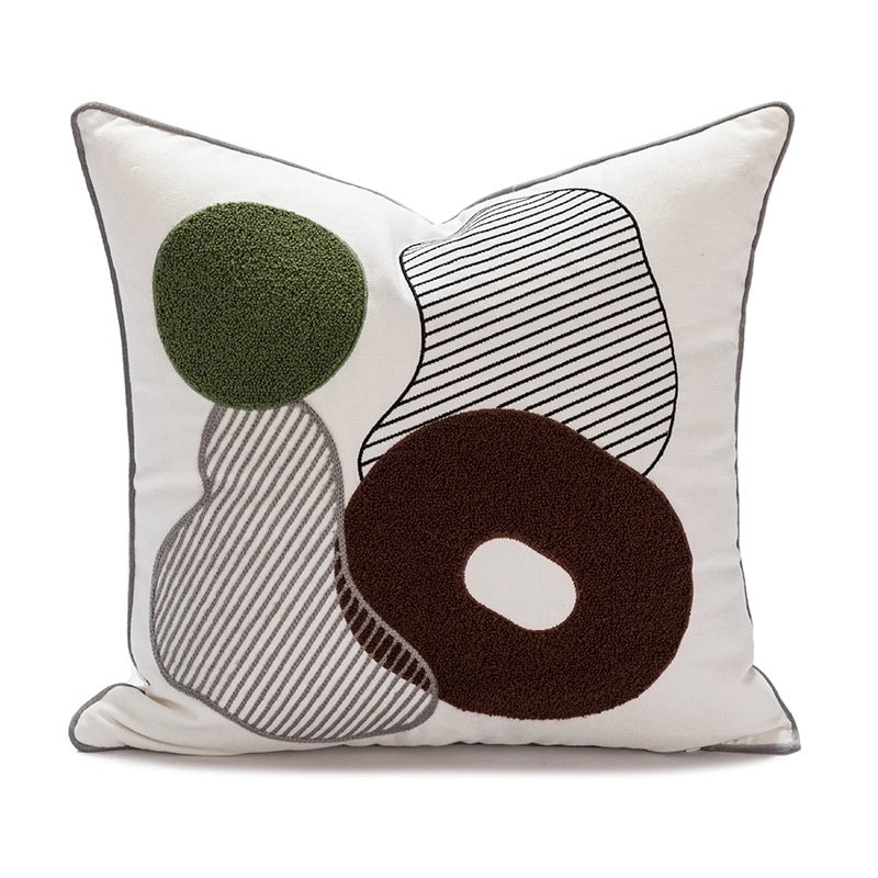 Vintage Abstract Tiger Art Cotton Plush Pillow Cover|Home Decor Pillows