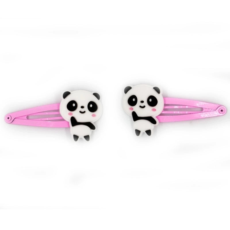 Cute Panda PVC Epoxy Hair Clip for Women | Hair Accessories
