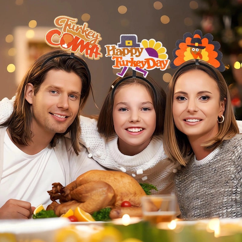 Cute Turkey Letter Decor Felt Plastic Accessory|Home Decor