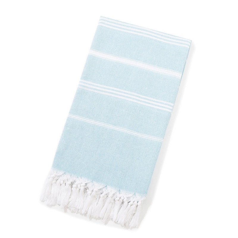 Personalized Cotton Turkish Non-stick Sand-resistant Beach Towel with Tassels | Beach Towels & Shawls