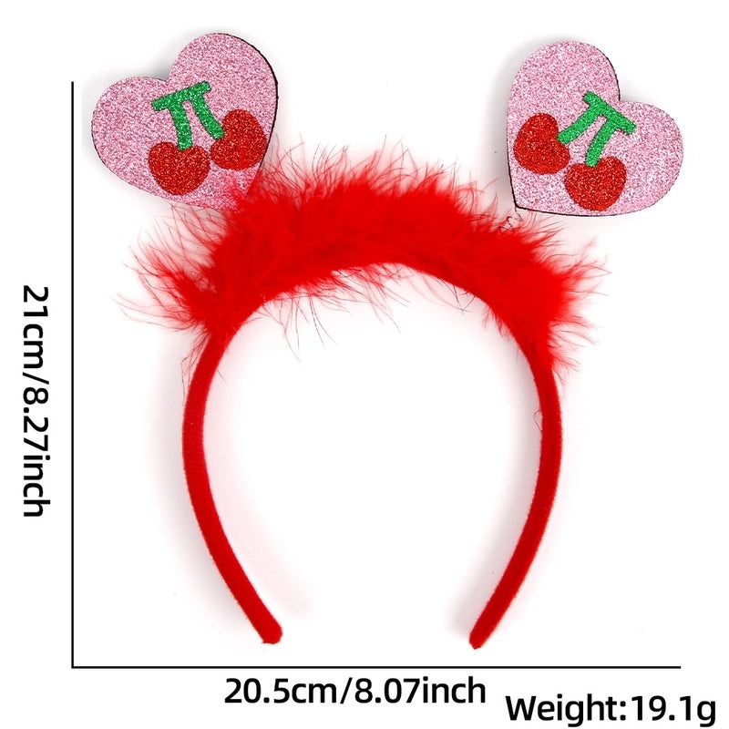 Valentine's Day Heart Shaped Plastic Headband for Party Festival|Accessories & Hair Accessories