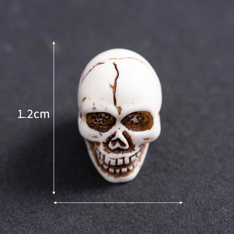 Halloween Mini Resin Skull & Mummy Ornaments Ghost Decorations for Home Desktop Creative Horror Festival|Halloween Decorations