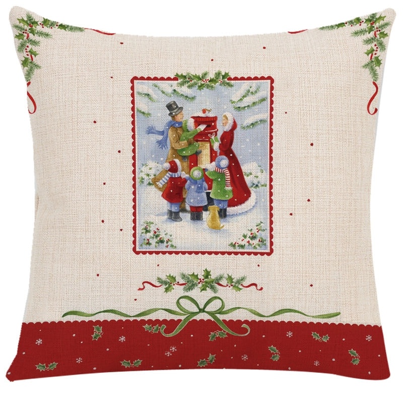 Adorable Santa Claus Letter Fiber Pillow Covers|Home Decor Pillows