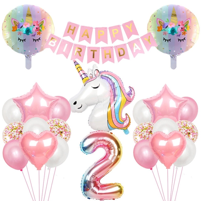 Birthday Celebration Aluminum Foil Balloons 10 pcs | Party Supplies Balloons