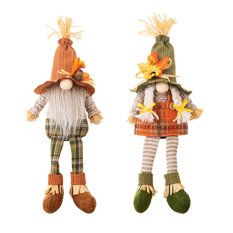 Thanksgiving Color Block Polyester Cloth Decorative Holiday Props | Holiday Decorations