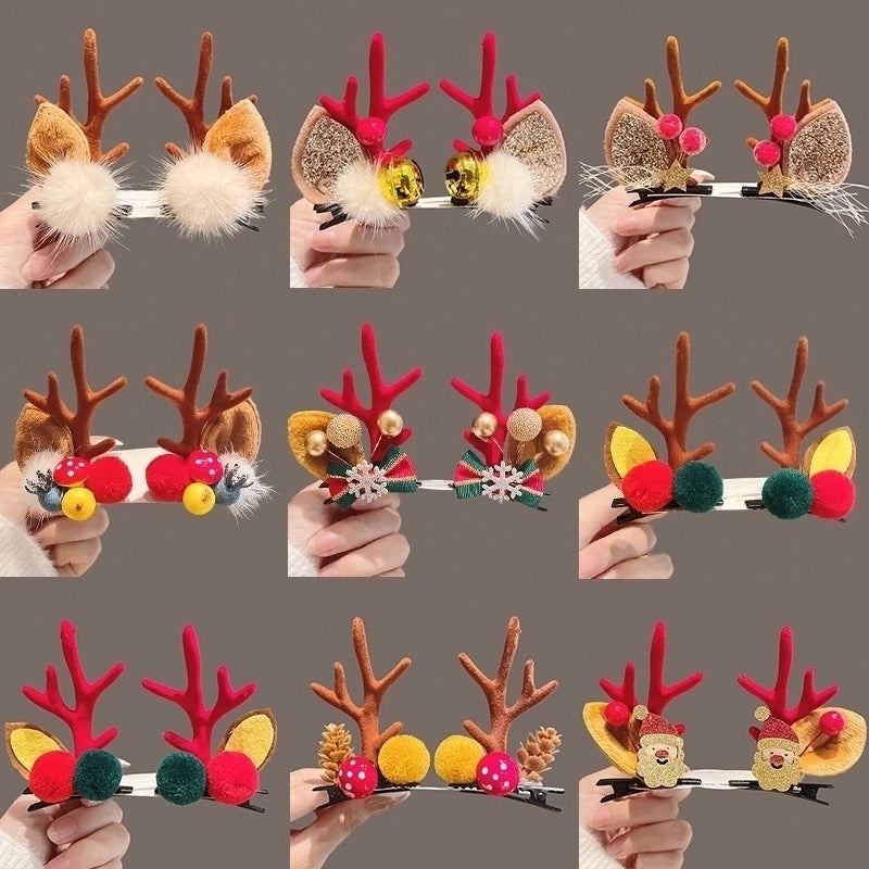 Festive Resin Antler Hairpin for Daily Wear|Hair Accessories