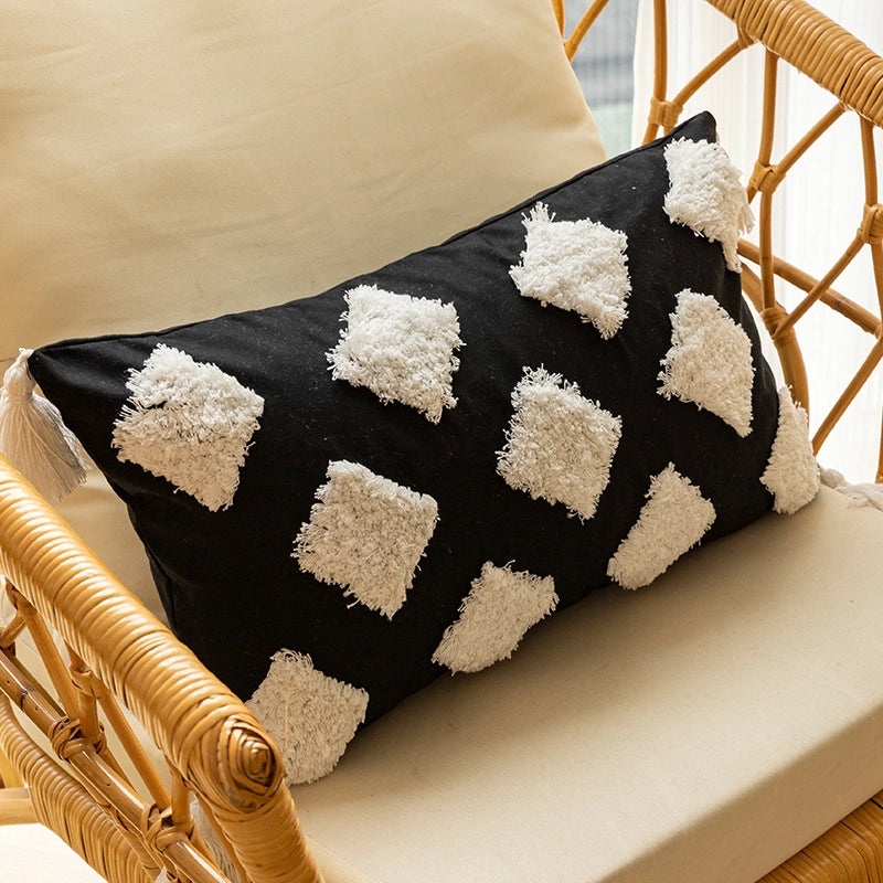 Stylish Geometric Cotton Floral Cushion Covers|Home Decor & Pillows
